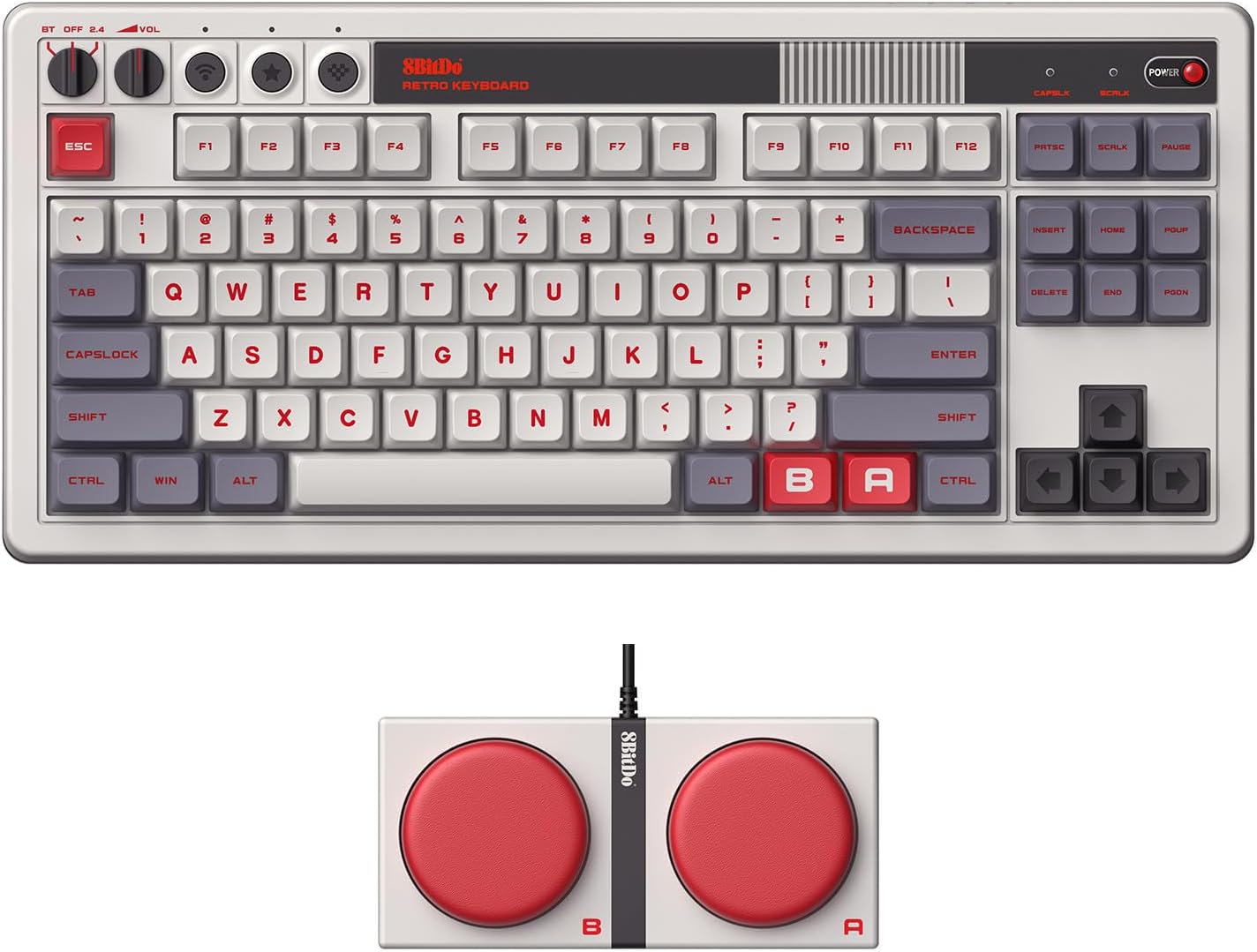 8Bitdo Retro Mechanical Keyboard product photo