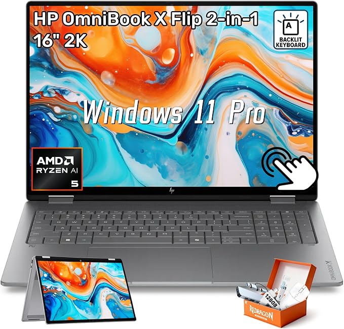 HP OmniBook X Flip 16 (2-in-1, 2026) product photo